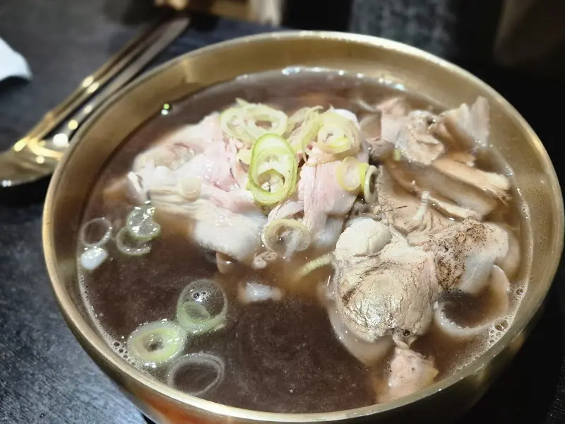 약곰탕의 깊은 풍미