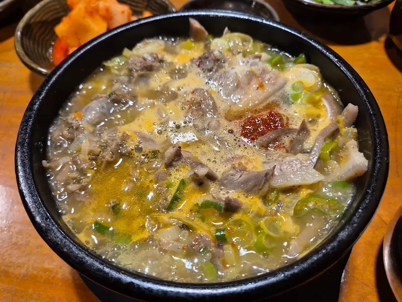 농민백암순대 순대국밥