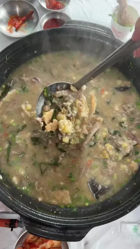 고소한 누룽지 죽