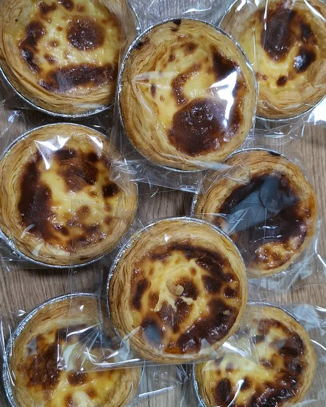 포장된 에그타르트