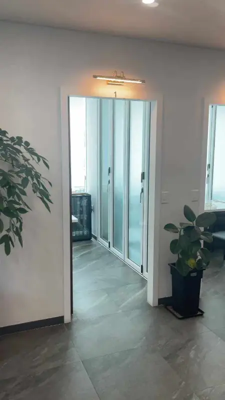 소미정의 개별 룸으로 향하는 복도