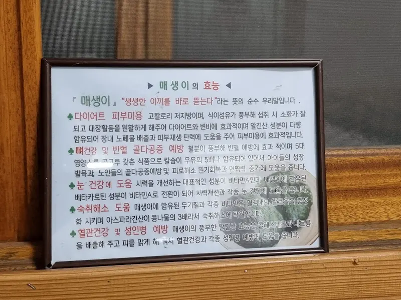 매생이 효능 안내