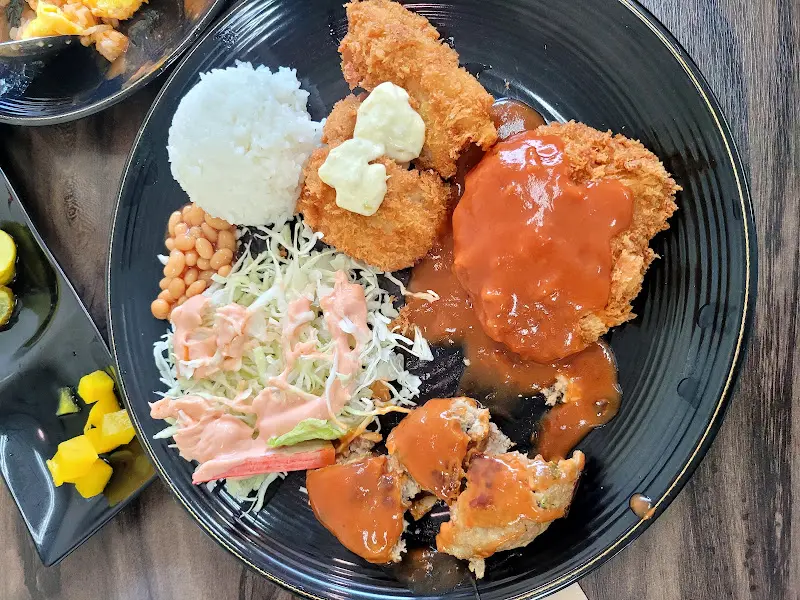 정식 한 상차림 항공샷