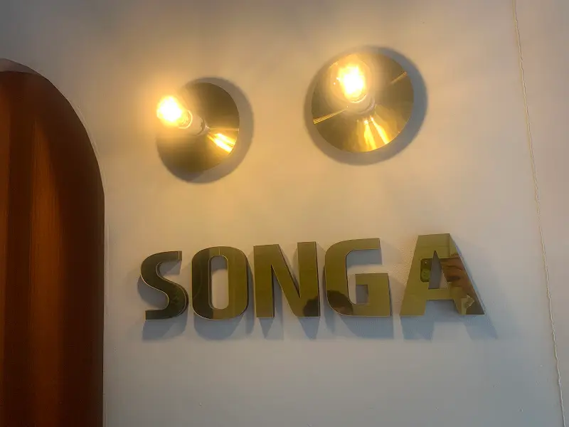SONGA 간판