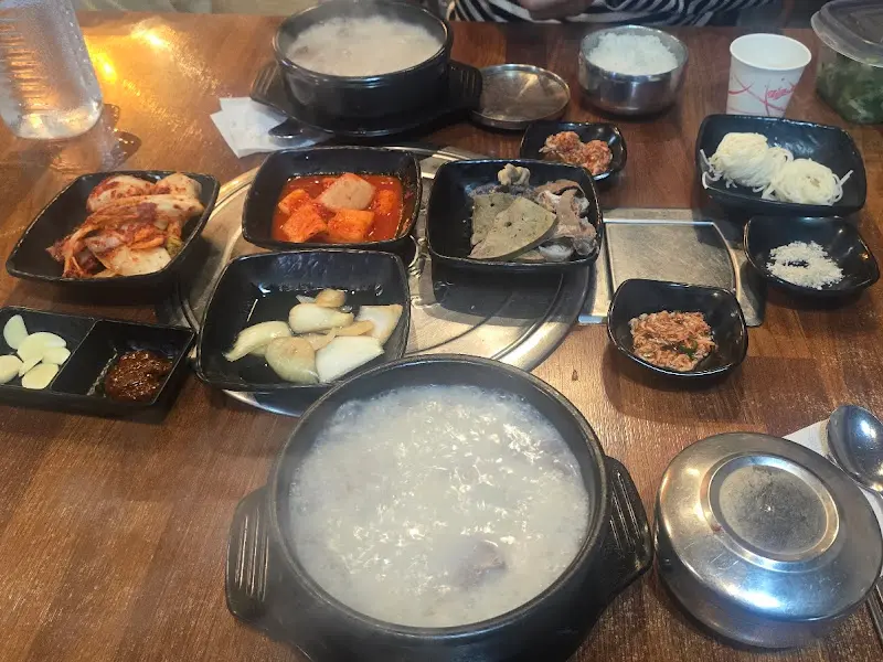 순대국 한상차림