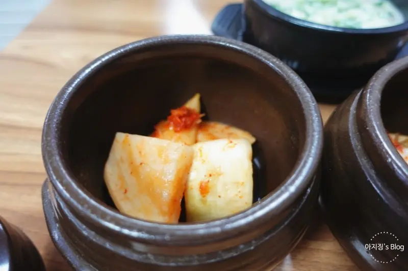 소박하지만 정갈한 밑반찬