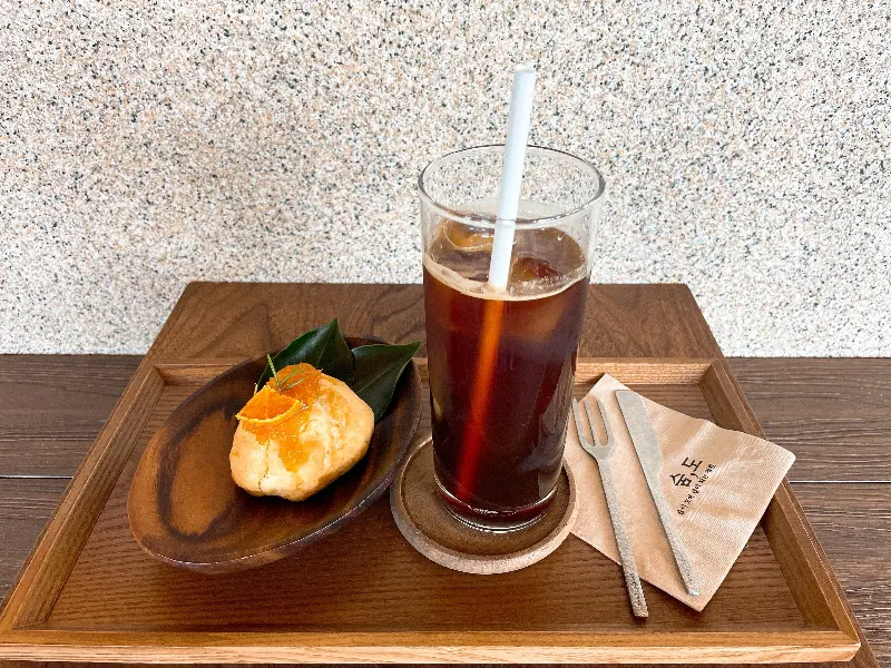 앙버터 붕어빵과 아이스 아메리카노