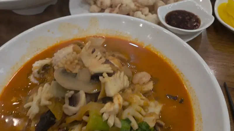 해산물이 듬뿍 들어간 짬뽕