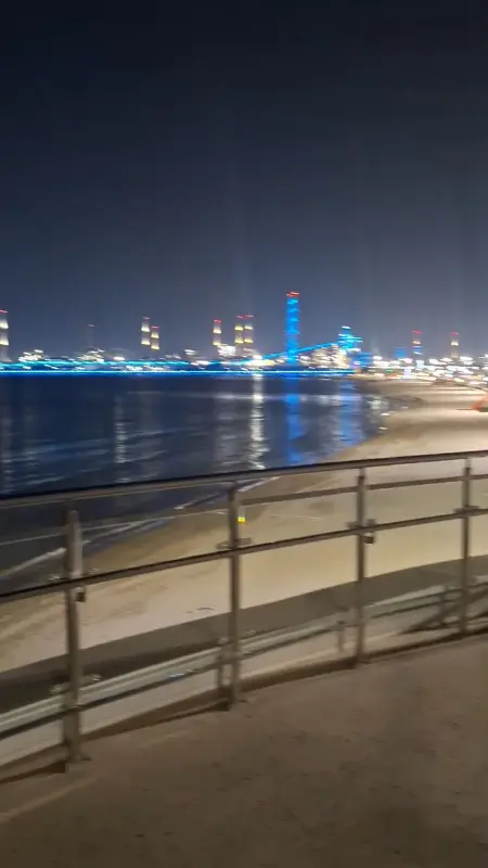 송도 해변 야경