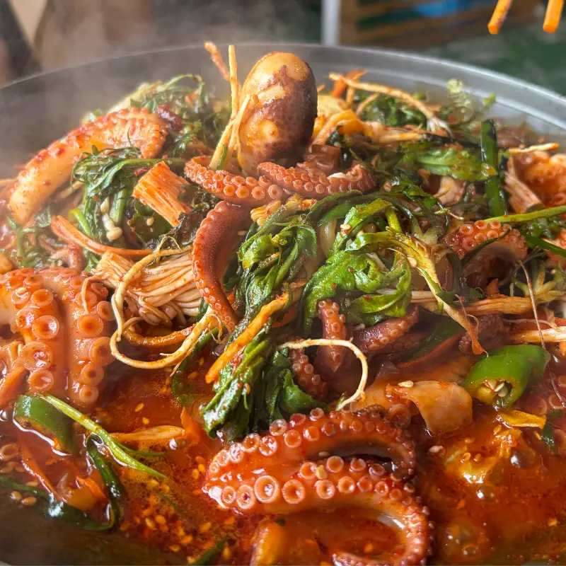 먹음직스러운 쭈꾸미볶음