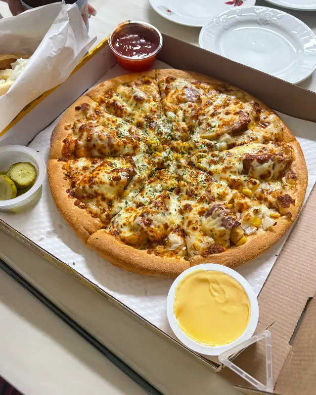 피자와 소스, 피클의 조화