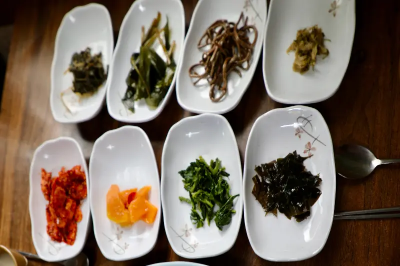 산채정식 밑반찬