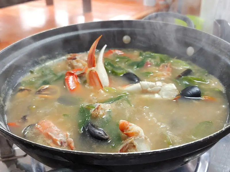 해물라면 전체샷