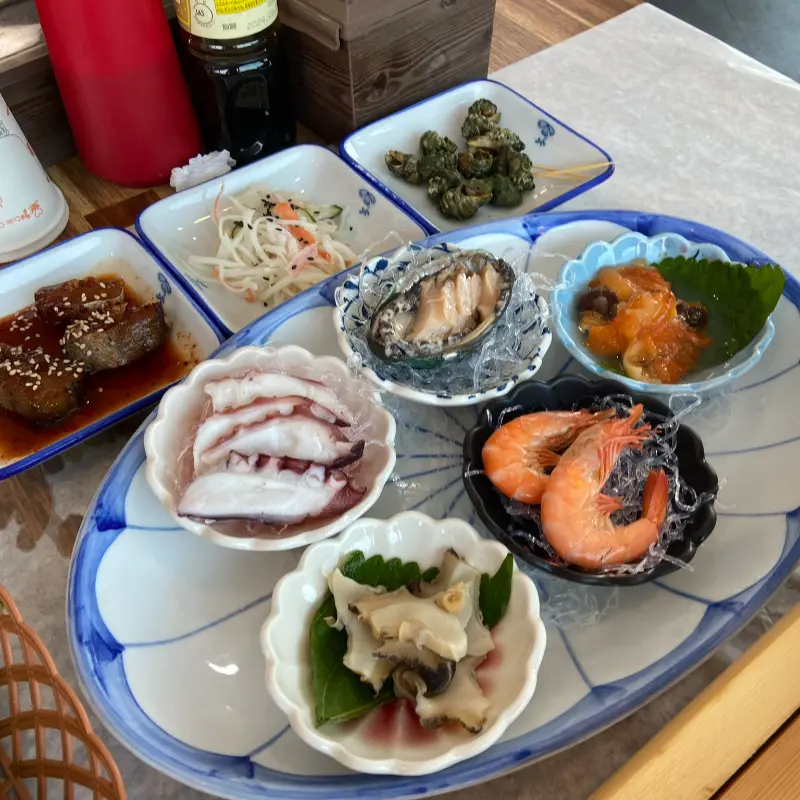 싱싱한 해산물 모듬