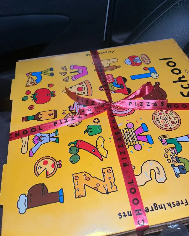 피자 상자의 모습