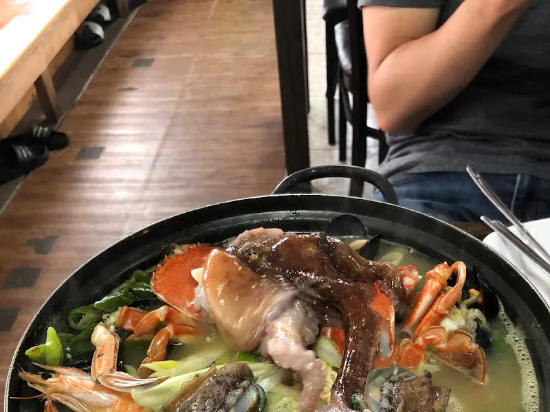 문어라면 단체샷