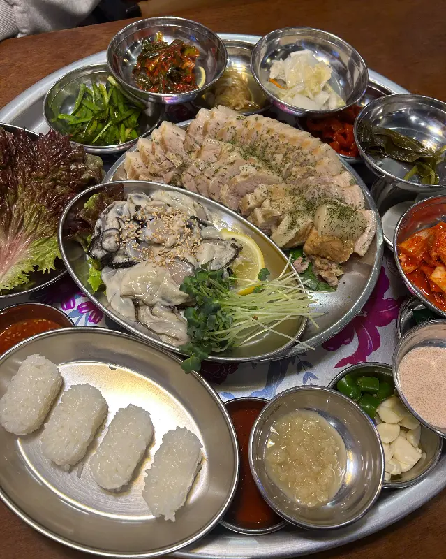 푸짐한 한 상 차림