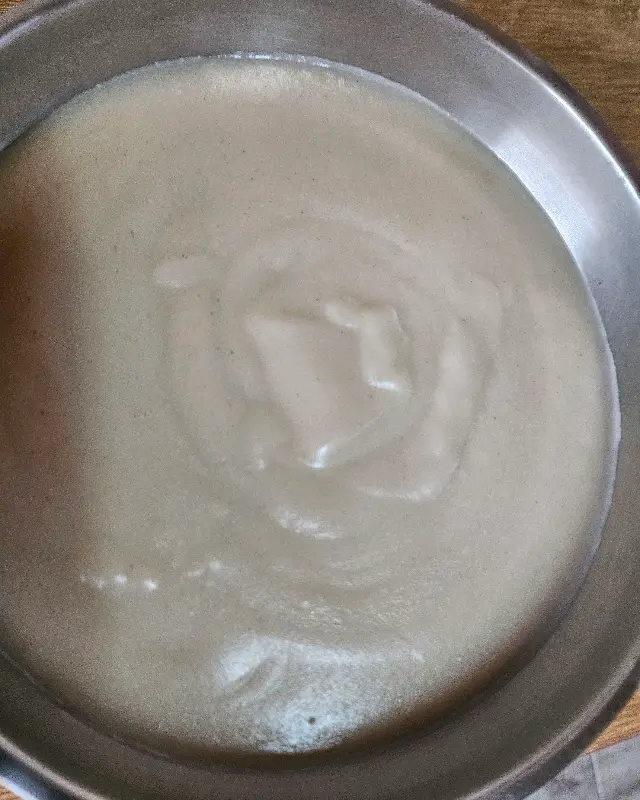 참깨죽의 고소한 비주얼