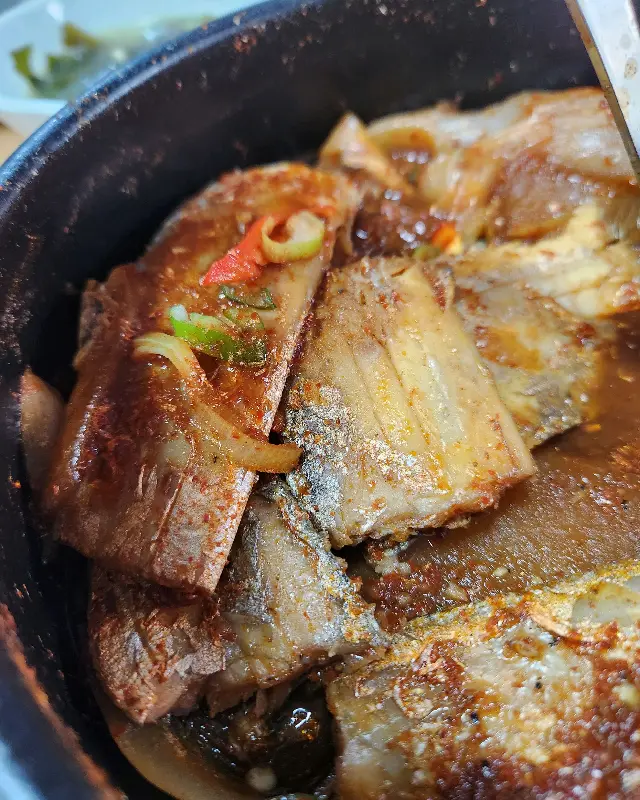 갈치조림 살점