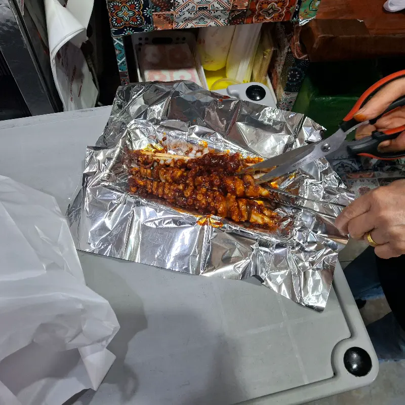 푸짐하게 차려진 독천골의 한 상 차림