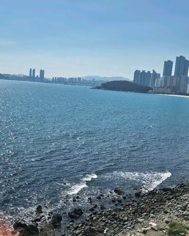 해운대 석양