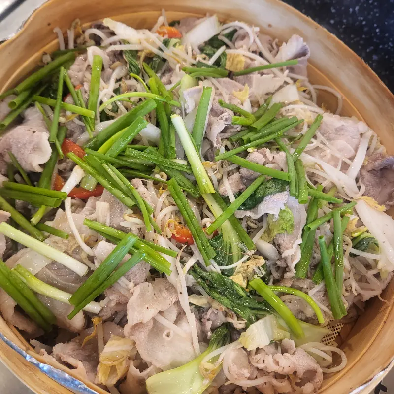 스카이나인스 뷔페 편백찜