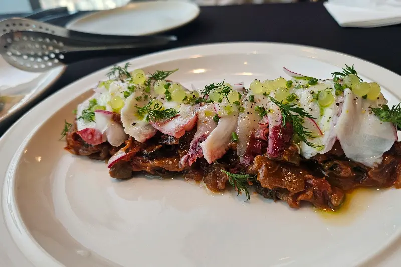 아름다운 문어 샐러드