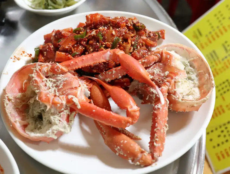 푸짐한 홍게 무침