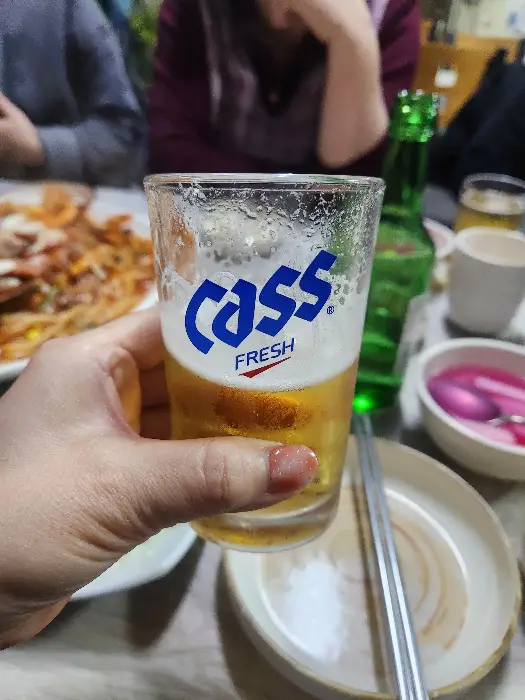 시원한 맥주 한 잔