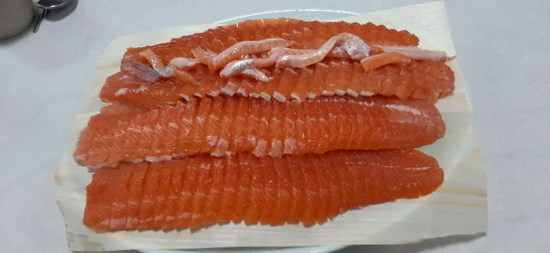 신선함이 느껴지는 송어회