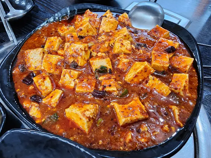 진한 양념의 마파두부