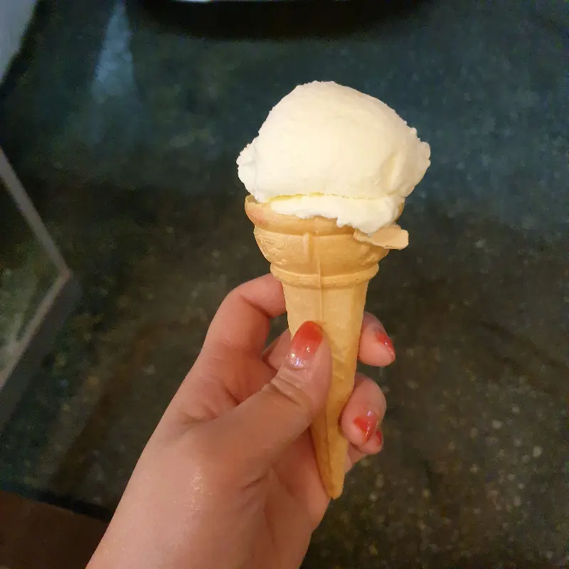 후식으로 제공되는 아이스크림