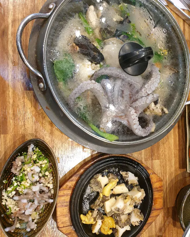 해물탕 한상차림
