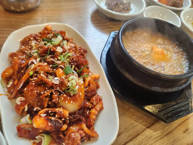 고추장불고기낙지 쌈밥