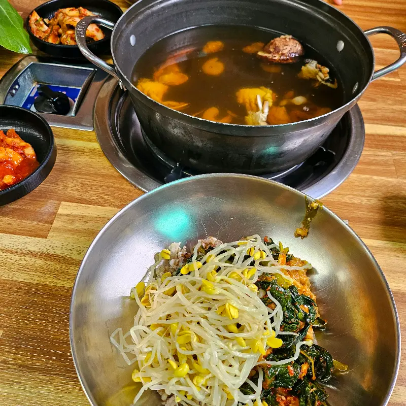 보리밥과 샤브샤브