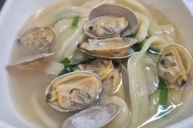 칼국수와 바지락