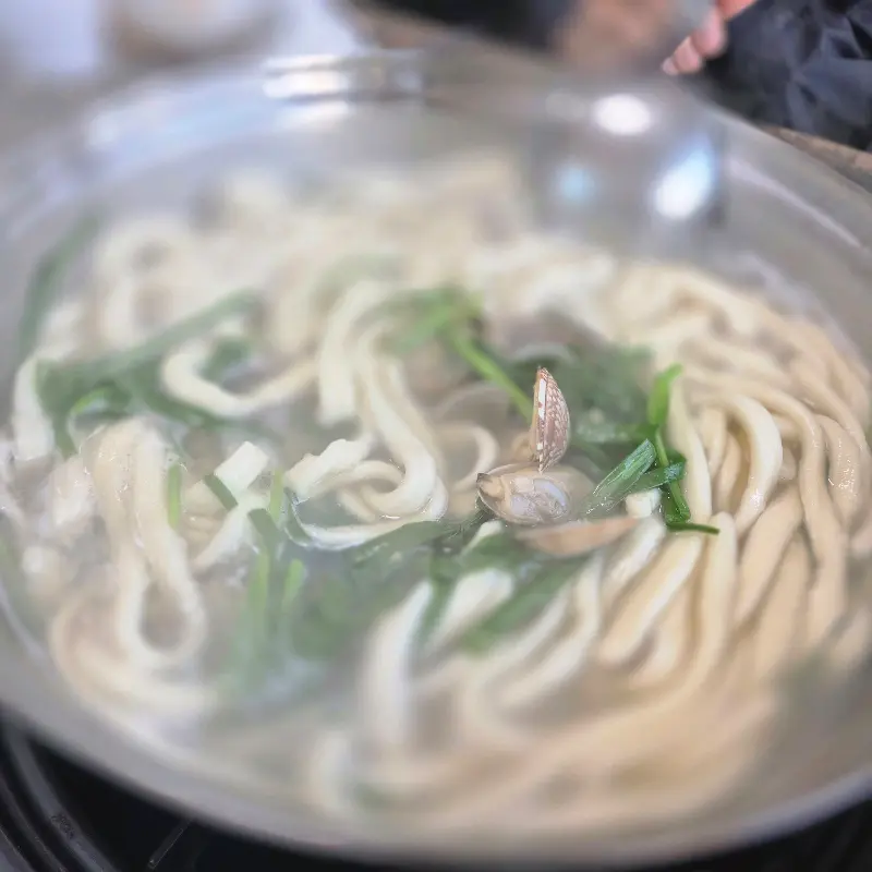 바지락 칼국수