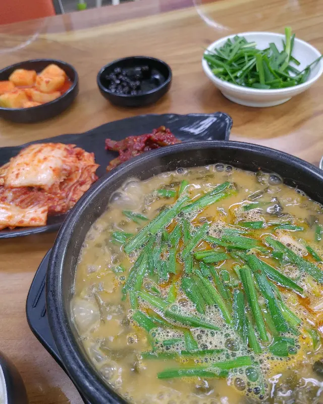 추어탕 한 상 차림