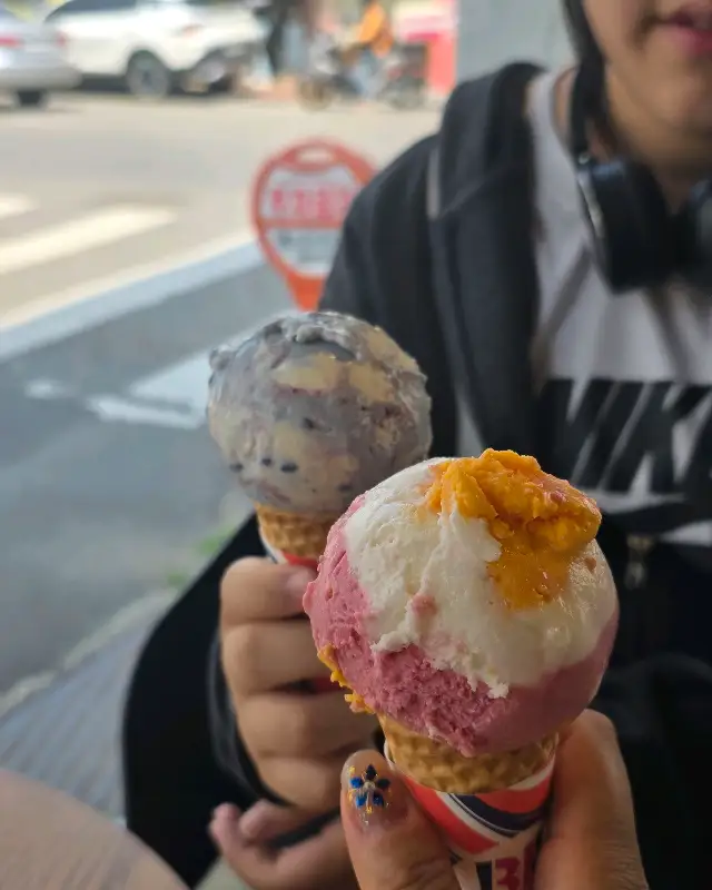 두 가지 맛 아이스크림