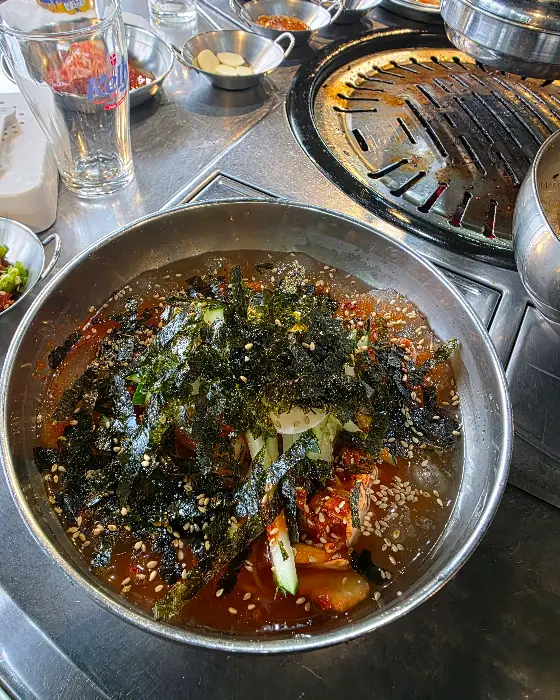 시원한 비빔냉면