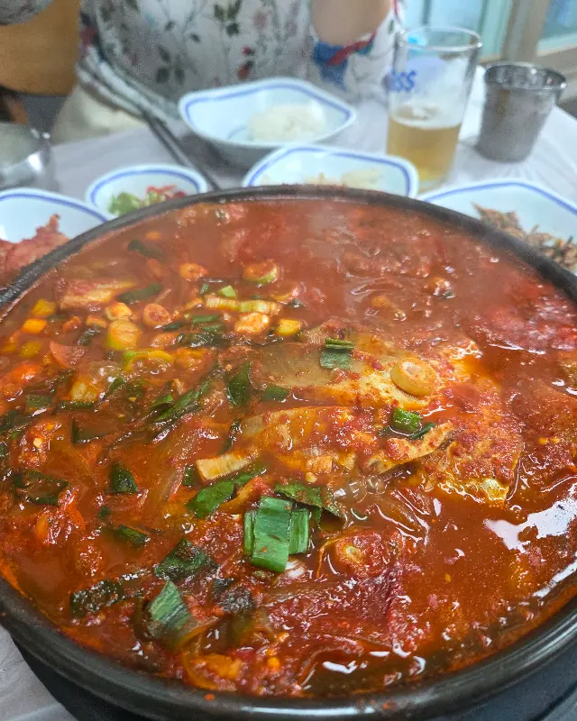 갈치조림의 클로즈업