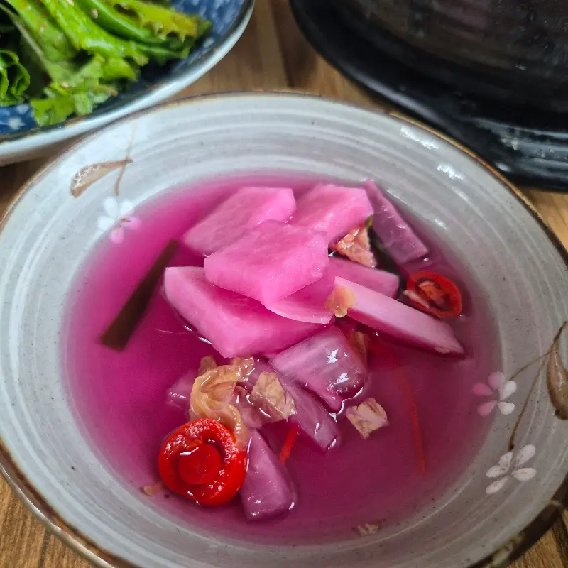 식사 후 입가심으로 좋은 домашний 동치미