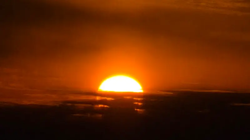 집으로 돌아오는 길에 찍은 하늘 사진