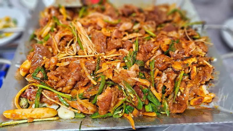 섬뜰마루 오리불고기