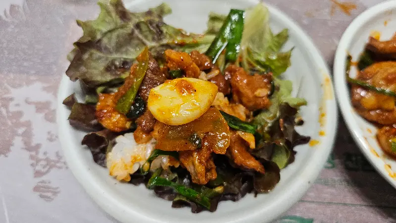 섬뜰마루 오리불고기