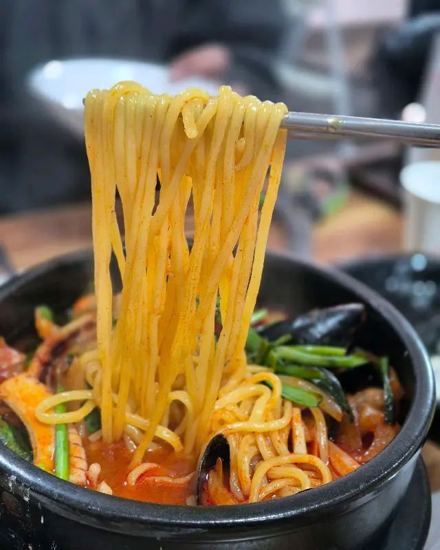 짬뽕 면발