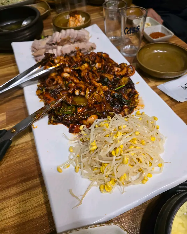 환상적인 조합, 낙지볶음과 보쌈