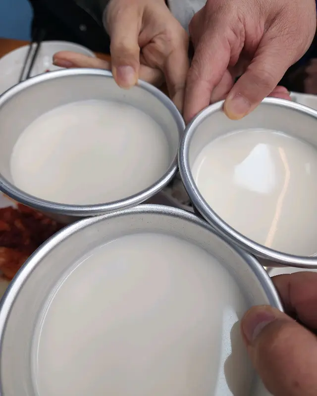 보쌈과 환상 궁합, 시원한 막걸리 한 잔