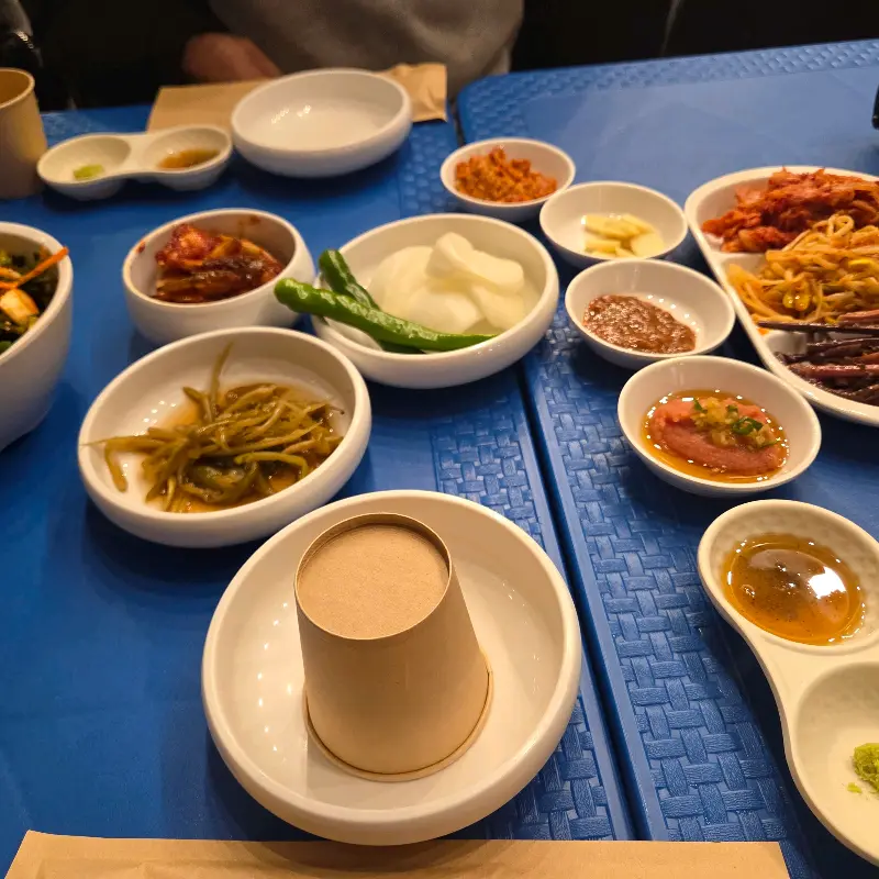 지글지글 구워지는 삼겹살