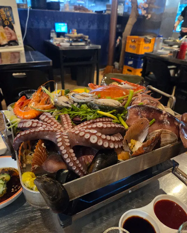 해물전골 상세 모습